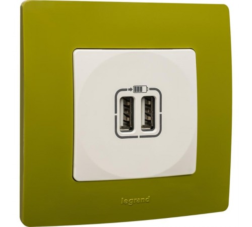 Etika Зеленый папоротник Рамка 1-ая  672541  Legrand