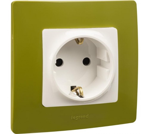 Etika Зеленый папоротник Рамка 1-ая  672541  Legrand