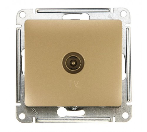 Glossa Перламутр Розетка TV, механизм  GSL000693  SE