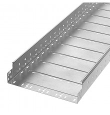 Лоток перфорированный Профи INOX (AISI 304) 400х100x3000 (1,0 мм) (6 м/уп)  PR16.13334  Промрукав