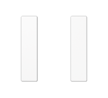 комплект накладок 1гр белый  A501TSAWW  Jung