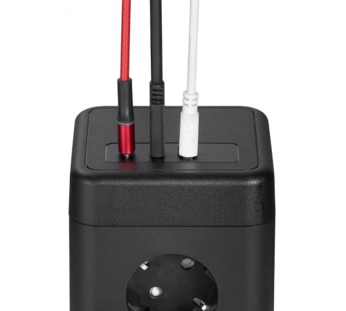 DOMINIC Удлинитель У08K 1,5м 3х1мм2 USB A+C 20Вт чер  DN-YP30-16-08-01-ZKU-K02  IEK