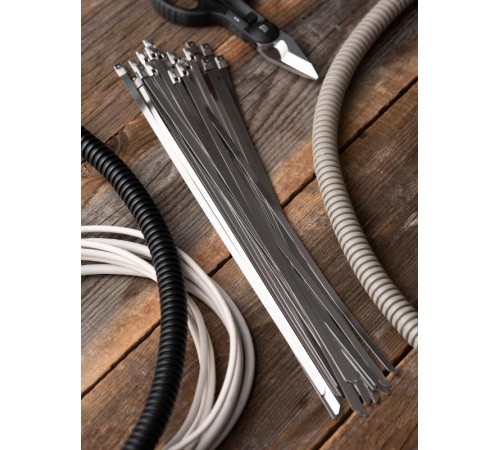 Хомут AISI 316 из нержавеющей стали, 4.6x360 (100 шт.) FlexLock PROximaplc-fl-tss-316-4.6x360EKF