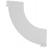 Перегородка разд. 100мм пов. верт. внут. 90град RAL 9016  CRP50-0-90-100-9016  IEK