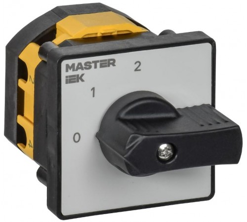 Переключатель кулачковый стандартная рукоятка 10А схема 107  MI-CS10-010-107  IEK