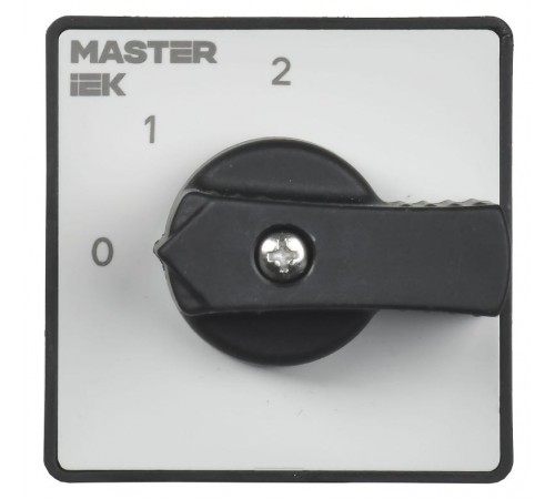 Переключатель кулачковый стандартная рукоятка 10А схема 107  MI-CS10-010-107  IEK