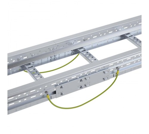 Термокомпенсационный соединитель для лотка U5, H80, в комплекте с метизами, цинк-ламельный (аналог горячеоцинкованного)  UEH080KHDZL  DKC