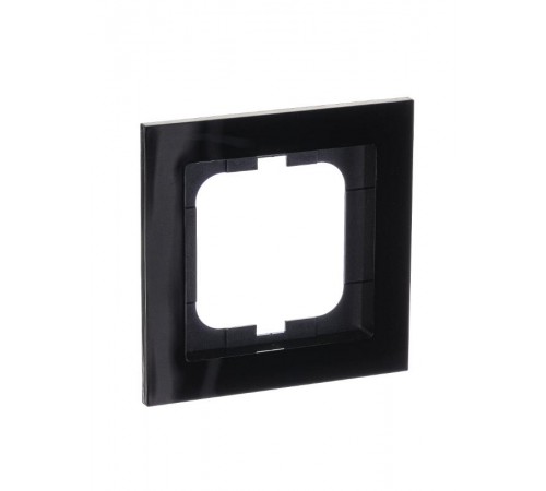 Рамка 1-постовая, серия axcent, цвет чёрный  1754-0-4409   2CKA001754A4409  ABB