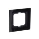 Рамка 1-постовая, серия axcent, цвет чёрный  1754-0-4409   2CKA001754A4409  ABB
