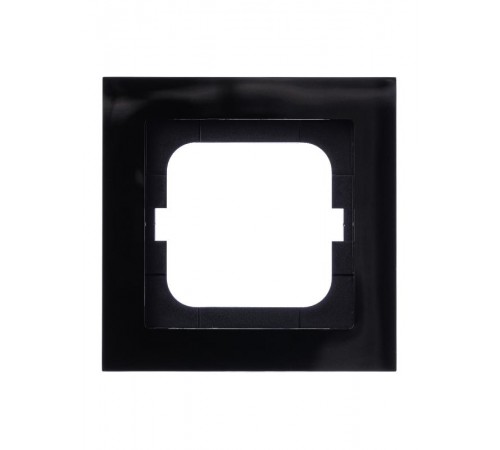 Рамка 1-постовая, серия axcent, цвет чёрный  1754-0-4409   2CKA001754A4409  ABB