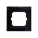 Рамка 1-постовая, серия axcent, цвет чёрный  1754-0-4409   2CKA001754A4409  ABB