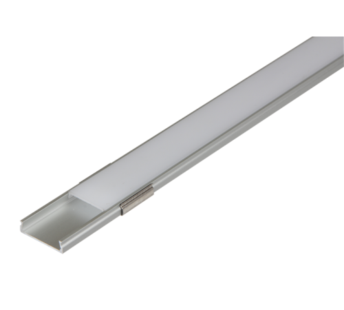 Профиль алюминиевый для светодиодной ленты PAL 2406 накладной анодированный IP20 2м  1037763  Jazzway