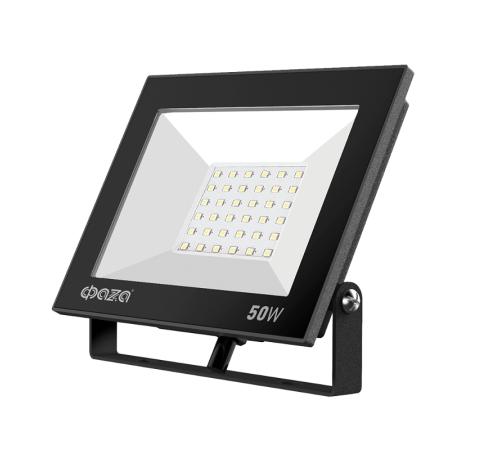 Прожектор светодиодный СДО-20  50w 6500K BL IP65 230V   .5047303  ФАZA