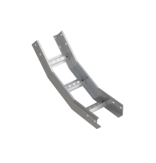 Угол лестничный вертикальный внутренний 45 гр. 80х100х1,5 мм R600 INOX304 N  LNL45-80-100-1.5-R600 INOX304 N  КМ-профиль