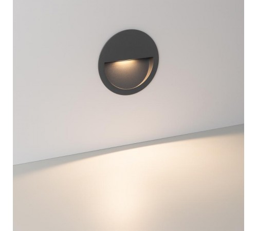 Светильник LTD-TRAIL-R115-4W Warm3000 (GR, 65 deg, 230V) (Arlight, IP65 Металл, 3 года)  029962  Arlight