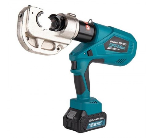 Пресс аккумуляторный электрогидравлический, кейс, 120kN, 18V/4.0Ah, Li-ion, 16-400 мм2, ED-400, серия SIRIUS, SHTOK  384359  КЭАЗ