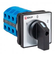 Переключатель кулачковый ПК-1-23 25А 3P "1-0-2" IP65  pk-1-23-25-65  EKF