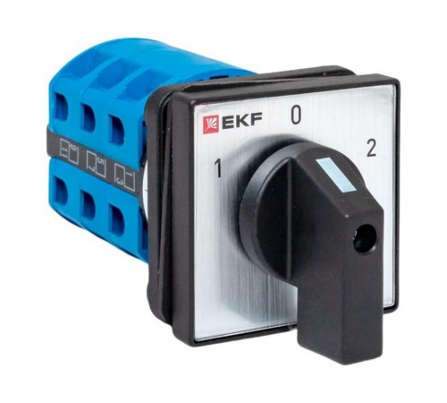 Переключатель кулачковый ПК-1-23 25А 3P "1-0-2" IP65  pk-1-23-25-65  EKF