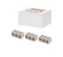 Керамический блок зажимов 5 Ампер 3 пары контактов с крепежным отверстием  SQ0531-0510  TDM