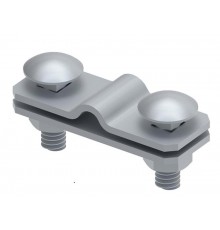 Соединитель плоского проводника и прутка продольный, гор. цинк, 391182  МС-182-ГЦ   Ostec