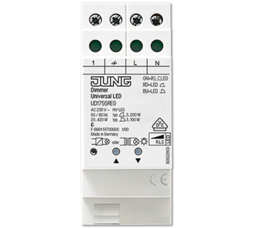 Диммер универсальный LED, на din-рейку  UD1755REG  Jung