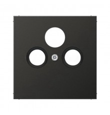 Крышка для телевизионной и спутниковой розетки; термопласт; черный матовый EP561BFPLSATSWM Jung