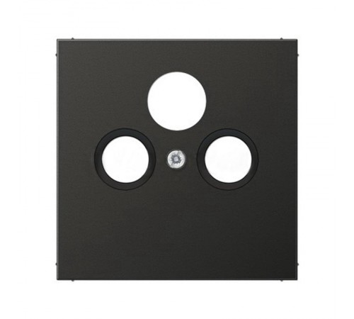 Крышка для телевизионной и спутниковой розетки; термопласт; черный матовый EP561BFPLSATSWM Jung
