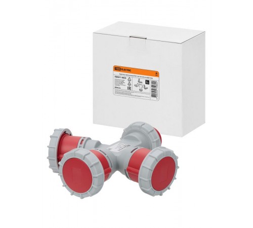 Адаптер трёхлучевой IP67 16А 3Р+PЕ+N 380В  SQ0611-0055  TDM