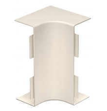 Крышка внутреннего угла кабельного канала WDK 60x210 мм (ПВХ,кремовый) (WDK HI60210CW)  6160360  OBO Bettermann