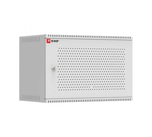 Шкаф телекоммуникационный настенный 6U (600х350) дверь перфорированная, Astra A серия EKF Basic    ITB6P350   EKF 