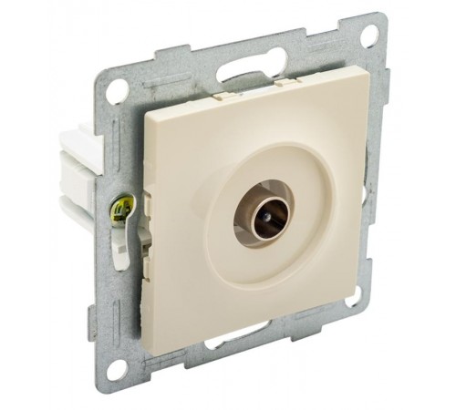 Ugra Механизм антенной розетки, одинарная, СУ, беж  С11А1-003  GUSI Electric