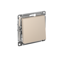 AtlasDesign Песочный Выключатель с самовозвратом, сх.1, 10АХ, механизм, быстрозажимные клеммы  ATN001215S  SE