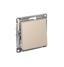 AtlasDesign Песочный Выключатель 1-клавишный, сх.1, 10АХ, механизм, быстрозажимные клеммы  ATN001211S  SE