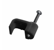 Крепеж кабеля плоский 10 х 5 мм, черный (упак. 50 шт)  07-4211-1  REXANT