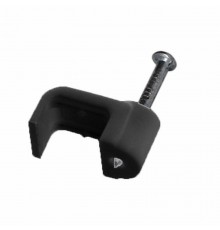 Крепеж кабеля плоский 10 х 5 мм, черный (упак. 50 шт)  07-4211-1  REXANT