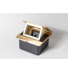 Люк на 1.5 поста(45*45) латунь,с металлической коробкой IP44  300001  SPL