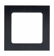 Стокгольм Рамка 1-местная металлическая черная PROxima  EZM-G-302-10  EKF