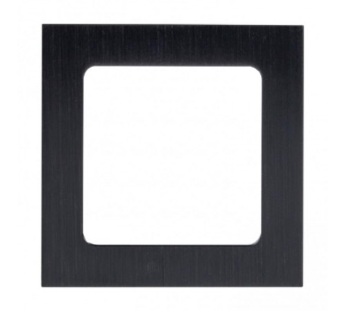 Стокгольм Рамка 1-местная металлическая черная PROxima  EZM-G-302-10  EKF