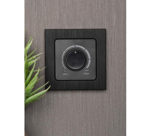 Стокгольм Рамка 1-местная металлическая черная PROxima  EZM-G-302-10  EKF