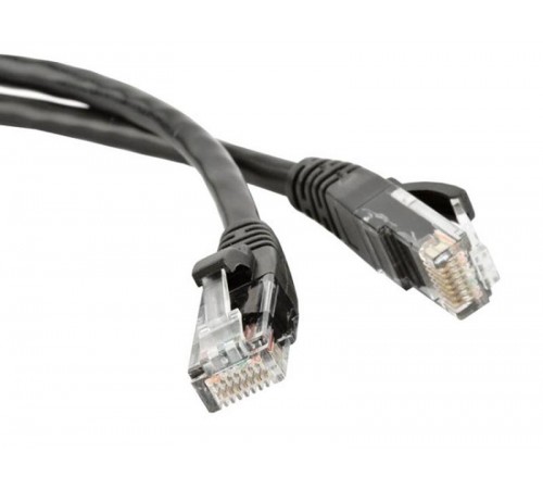 PC-LPM-STP-RJ45-RJ45-C6-1M-LSZH-BK Патч-корд F/UTP, экранированный, Cat.6 (100% Fluke Component Tested), LSZH, 1 м, черный  30852  Hyperline