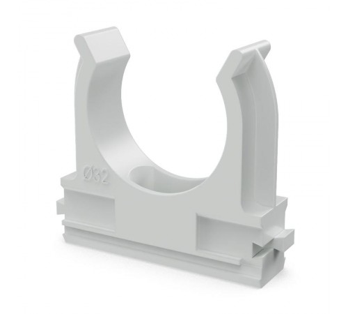 Крепеж-клипса для труб Полистирол д32 (10шт/500шт уп/кор)  PR.02732м  Промрукав