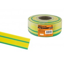 Термоусаживаемая трубка ТУТнг 50/25 желто-зеленая (25 м/ролл)   SQ0518-0108  TDM