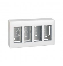Simon CIMA 500 Бокс на 4 модуля 500CIMA, наружный монтаж, 167х59х286мм, белый  51000004-030  Simon