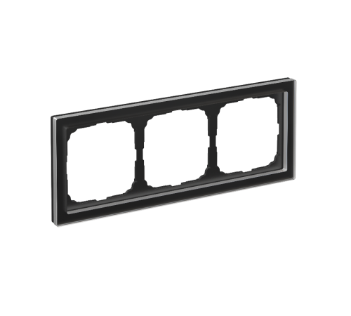 ArtGalery Pure Черный Рамка 3-постовая , органическое стекло  GAL321003  SE