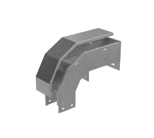 T-ответвитель крышка верт. вниз 100х400х300 мм "ПЛЮС" HD  OKTDplus100-400-300 HD  КМ-профиль