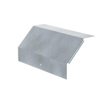 Крышка угла вертикального внешнего 90 градусов Профи INOX (AISI 316) 600х100 (1,0 мм)  PR16.16754  Промрукав