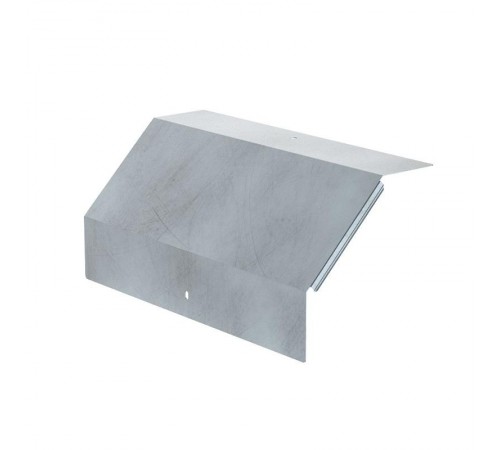 Крышка угла вертикального внешнего 90 градусов Профи INOX (AISI 316) 600х100 (1,0 мм)  PR16.16754  Промрукав