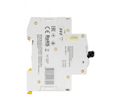 Выключатель автоматический однополюсный M10N 1P C 16А 10кА ARMAT  AR-M10N-1-C016  IEK