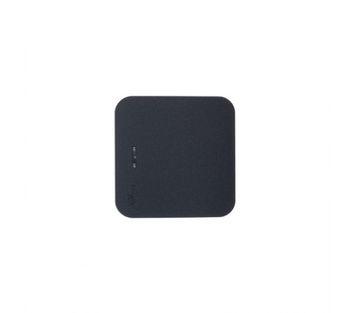 Blanca Антрацит О/У с изолирующей пластиной Выключатель 1-клавишный с подсветкой , 10А, 250B  BLNVA101116  SE