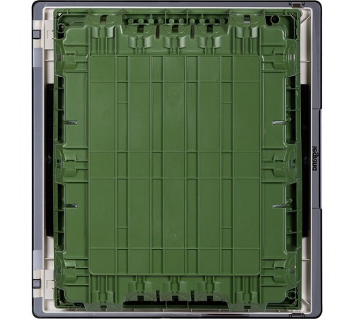 Practibox3 встраиваемый прозрачная дверь 2х12м земля+нейтраль  401753  Legrand